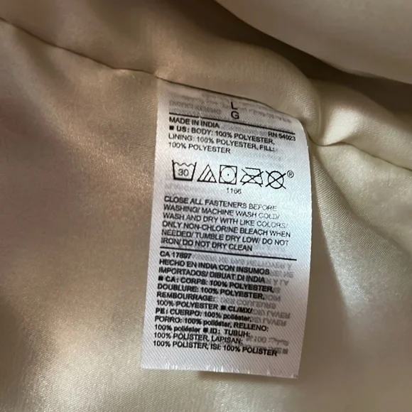 Old Navy Olive Green Bomber Jacket w/pockets, Size Large - Picture 12 of 13